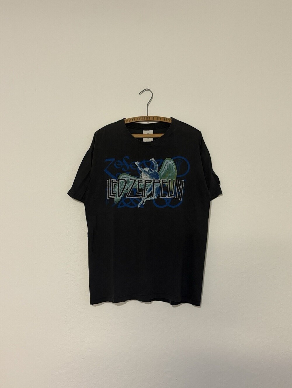 Vintage 90s Led Zeppelin Faded Zoso Winterland Band Shirt Size Mens L